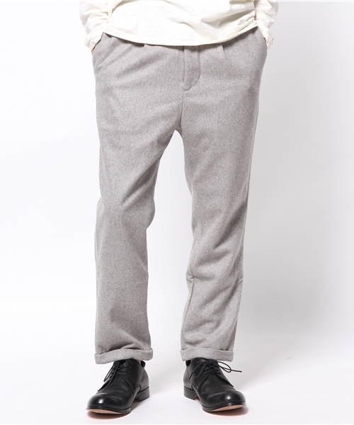 Lui's(ルイス)の「Lui's 9分丈メルトンテーパードパンツ(その他パンツ・メンズ・ブラック/グレー・SMALL/MEDIUM/LARGE)」の2枚目の写真