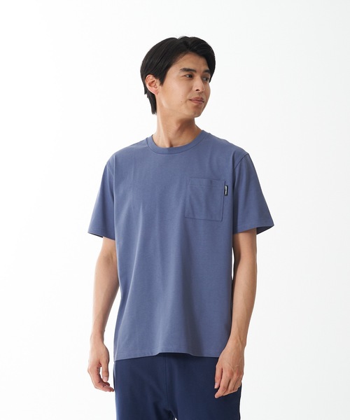 OUTDOOR PRODUCTS(アウトドアプロダクツ)の「【OUTDOOR PRODUCTS/アウトドアプロダクツ】触れるとヒンヤリする接触冷感UVカットTシャツ(Tシャツ/カットソー・メンズ・ブルー系その他/カーキ/ホワイト/ブラック・MEDIUM/LARGE/X-LARGE)」の4枚目の写真
