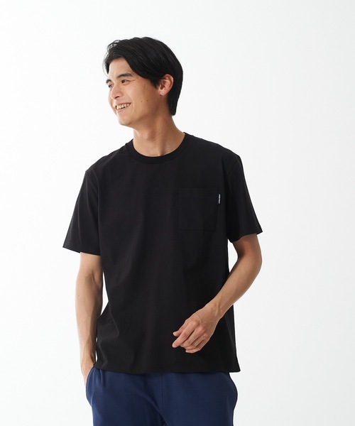 OUTDOOR PRODUCTS(アウトドアプロダクツ)の「【OUTDOOR PRODUCTS/アウトドアプロダクツ】触れるとヒンヤリする接触冷感UVカットTシャツ(Tシャツ/カットソー・メンズ・ブルー系その他/カーキ/ホワイト/ブラック・MEDIUM/LARGE/X-LARGE)」の1枚目の写真
