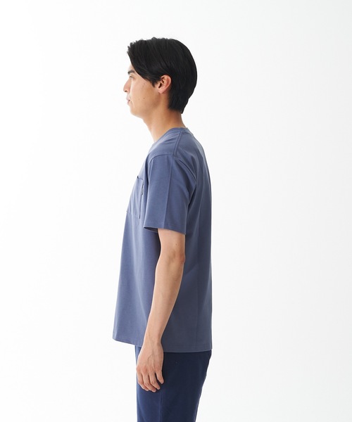 OUTDOOR PRODUCTS(アウトドアプロダクツ)の「【OUTDOOR PRODUCTS/アウトドアプロダクツ】触れるとヒンヤリする接触冷感UVカットTシャツ(Tシャツ/カットソー・メンズ・ブルー系その他/カーキ/ホワイト/ブラック・MEDIUM/LARGE/X-LARGE)」の19枚目の写真