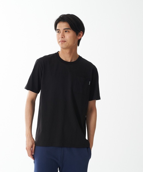 OUTDOOR PRODUCTS(アウトドアプロダクツ)の「【OUTDOOR PRODUCTS/アウトドアプロダクツ】触れるとヒンヤリする接触冷感UVカットTシャツ(Tシャツ/カットソー・メンズ・ブルー系その他/カーキ/ホワイト/ブラック・MEDIUM/LARGE/X-LARGE)」の9枚目の写真