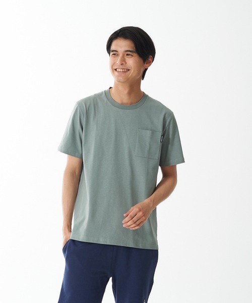 OUTDOOR PRODUCTS(アウトドアプロダクツ)の「【OUTDOOR PRODUCTS/アウトドアプロダクツ】触れるとヒンヤリする接触冷感UVカットTシャツ(Tシャツ/カットソー・メンズ・ブルー系その他/カーキ/ホワイト/ブラック・MEDIUM/LARGE/X-LARGE)」の14枚目の写真