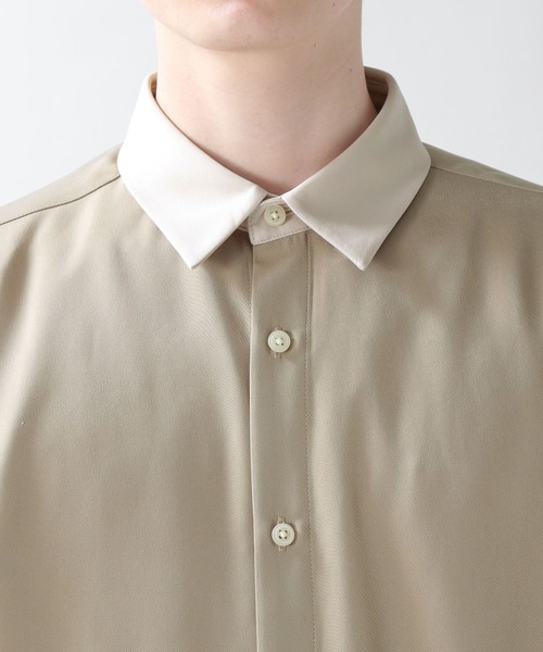 RAGEBLUE（レイジブルー）の「ラグイージー/クレリックシャツ/957085（シャツ/ブラウス・メンズ・オフホワイト/ベージュ/ブルー系その他/ベージュ系その他2/ホワイト系その他3/パープル/ベージュ系その他3・MEDIUM/LARGE）」の21枚目の写真