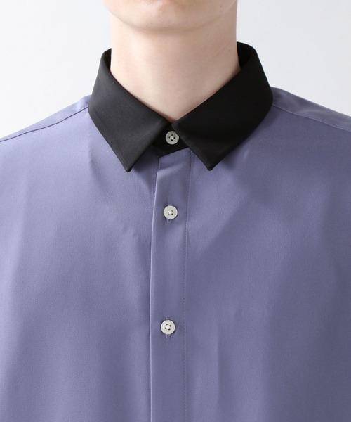 RAGEBLUE（レイジブルー）の「ラグイージー/クレリックシャツ/957085（シャツ/ブラウス・メンズ・オフホワイト/ベージュ/ブルー系その他/ベージュ系その他2/ホワイト系その他3/パープル/ベージュ系その他3・MEDIUM/LARGE）」の22枚目の写真