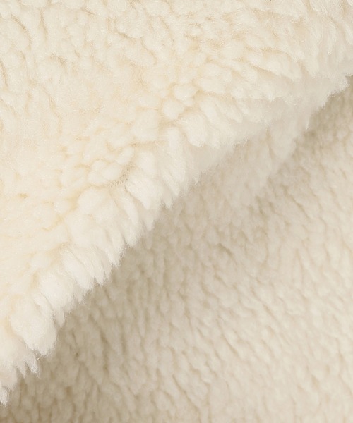 JOURNAL STANDARD relume(ジャーナルスタンダード レリューム)の「ウォッシャブルボアマフラー付きブルゾン◆(ブルゾン・レディース・グレー/ブラウン/ナチュラル・FREE)」の19枚目の写真