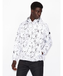 A|Xアルマーニエクスチェンジポロック柄ハーフジップポリエステルライトジャケット A|Xアルマーニエクスチェンジポロック柄ハーフジップポリエステル