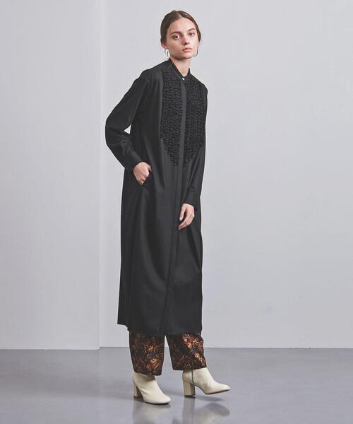 UNITED ARROWSフリル スタンドカラー ワンピース UNITED ARROWS（ユナイテッドアローズ）の「＜UNITED ARROWS＞W/N