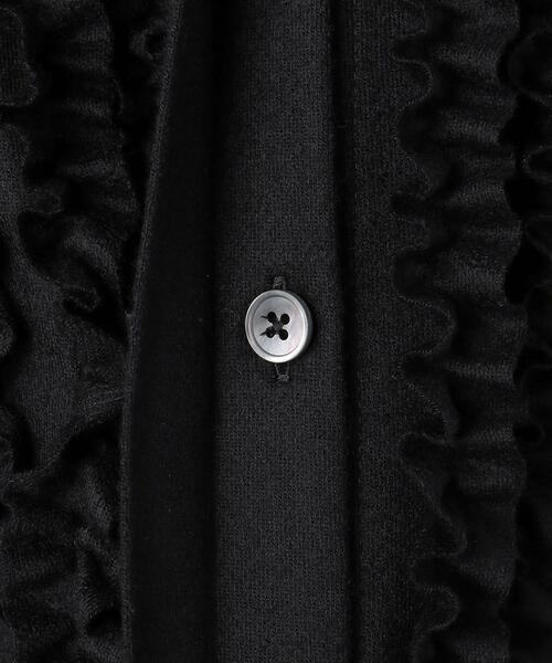 UNITED ARROWS（ユナイテッドアローズ）の「＜UNITED ARROWS＞W/N フリル スタンドカラー ワンピース G（ワンピース・レディース・オフホワイト/ブラック・FREE）」の15枚目の写真