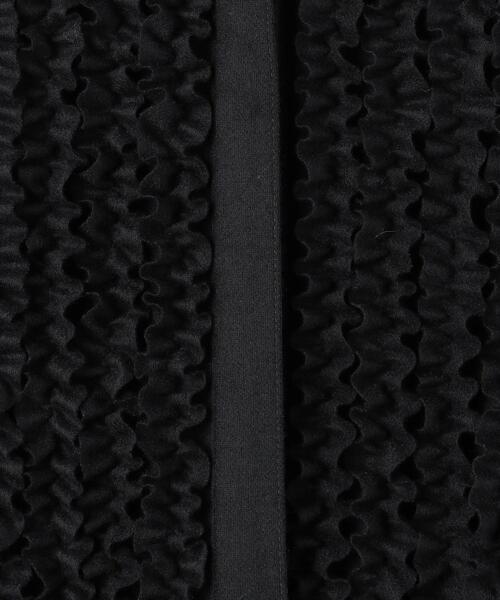 UNITED ARROWS（ユナイテッドアローズ）の「＜UNITED ARROWS＞W/N フリル スタンドカラー ワンピース G（ワンピース・レディース・オフホワイト/ブラック・FREE）」の16枚目の写真