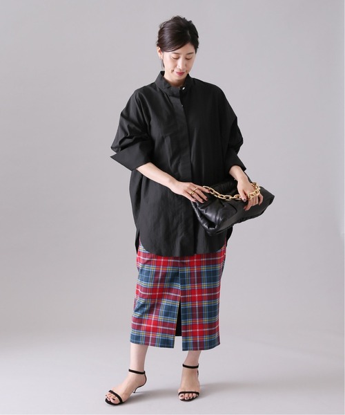 VERMEIL par iena(ヴェルメイユパーイエナ)の「ペーパーライトタフタブラウス◆(シャツ/ブラウス・レディース・ホワイト/ブラック/サックスブルー・FREE)」の7枚目の写真