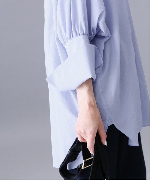 VERMEIL par iena(ヴェルメイユパーイエナ)の「ペーパーライトタフタブラウス◆(シャツ/ブラウス・レディース・ホワイト/ブラック/サックスブルー・FREE)」の19枚目の写真