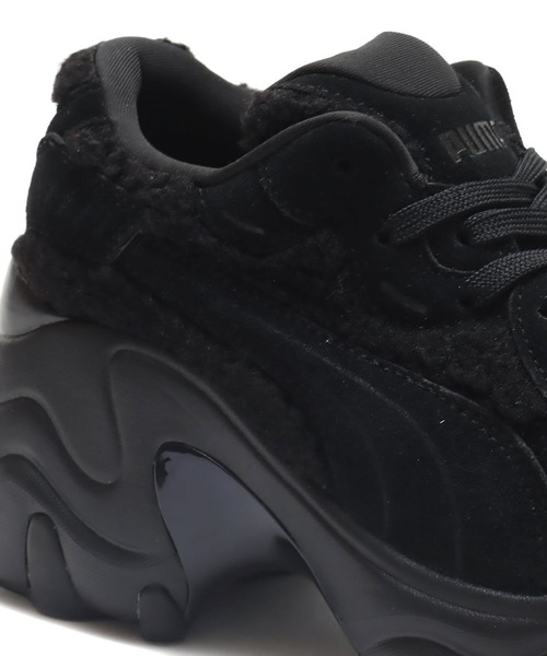 PUMA（プーマ）の「PUMA × atmos pink PULSAR WEDGE BOA WOMENS  / プーマ パルサー ウェッジ ボア ウィメンズ アトモス ピンク 【SP】（スニーカー・レディース・ブラック・24.5cm/22.5cm/23.0cm/25.0cm/23.5cm/24.0cm）」の15枚目の写真