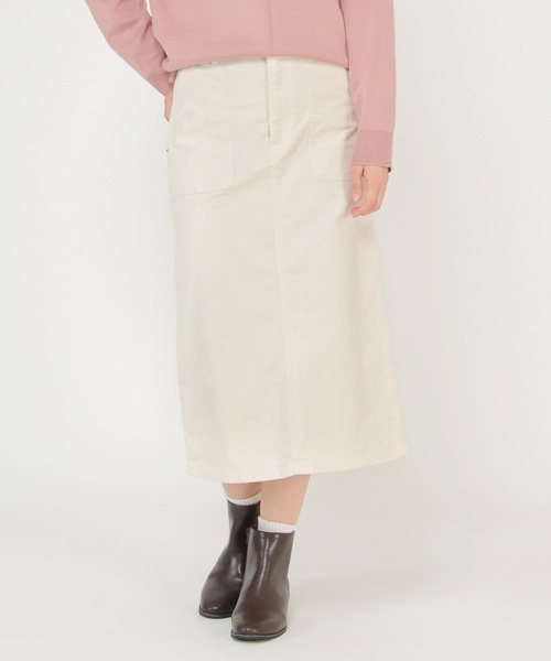 ikka(イッカ)の「コーデュロイスカート(スカート・レディース・チャコールグレー/ブラウン/オフホワイト/グリーン系その他・S/M/L)」の2枚目の写真