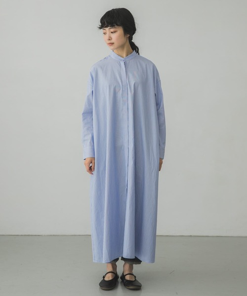かぐれ（カグレ）の「ストライプシャツワンピース（ワンピース）」 - WEAR