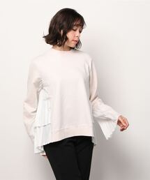 CLU（クリュ）の「Clu PLEATED PANEL BACK WL17F3009（シャツ/ブラウス）」
