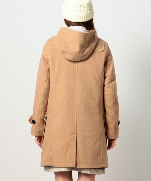 coen(コーエン)の「メルトンロングダッフルコート(ダッフルコート・レディース・グレー/ベージュ/ネイビー・MEDIUM/LARGE)」の14枚目の写真