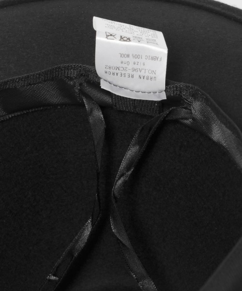 URBAN RESEARCH Sonny Label（アーバンリサーチサニーレーベル）の「ウールハット∴（ハット・レディース・ブラック・ONE）」の3枚目の写真