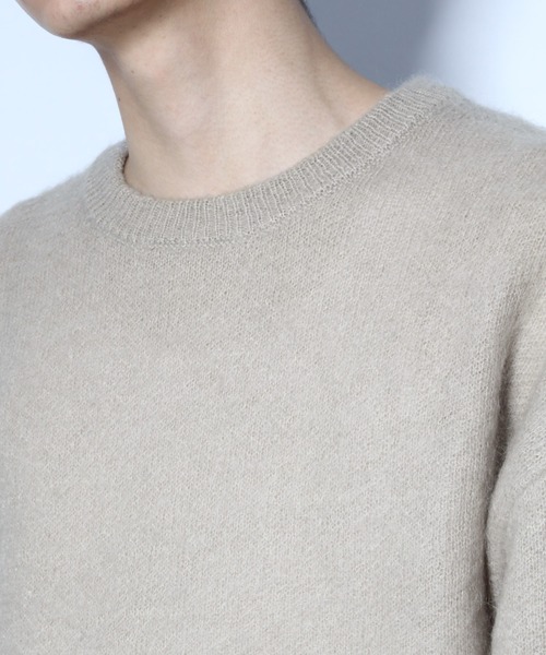 HARE（ハレ）の「モヘアニットプルオーバー(HARE)（ニット/セーター・メンズ・ブラック/グレー/ブルー/グリーン・SMALL/MEDIUM）」の11枚目の写真