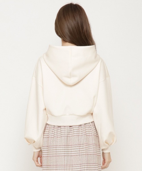 WILLSELECTION(ウィルセレクション)の「ダンボール刺繍アップリケパーカー(パーカー・レディース・ベージュ/ピンク/ネイビー/アイボリー・MEDIUM)」の16枚目の写真