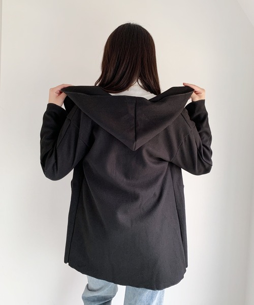 フード付きガウン