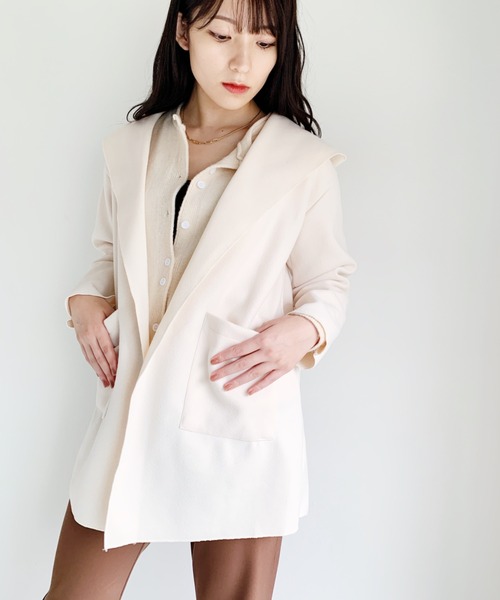 フード付きガウン