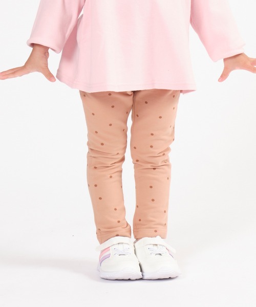 Moujonjon(ムージョンジョン)の「STミニ裏毛柄込Girlsパンツ(その他パンツ・キッズ・ピンク/ブラウン/ブラック/パープル・100/90/95/130/110/80/120)」の2枚目の写真