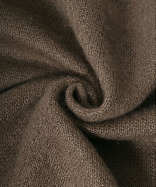 ANPAS（アンパス）の「Mohair Touch Shaggy Knit Cardigan/モヘアタッチ シャギーニットルーズカーディガン（カーディガン/ボレロ・メンズ・アイボリー/ブラック/グレイッシュベージュ/グリーン/グレイッシュブルー/レッド・M/L）」の16枚目の写真