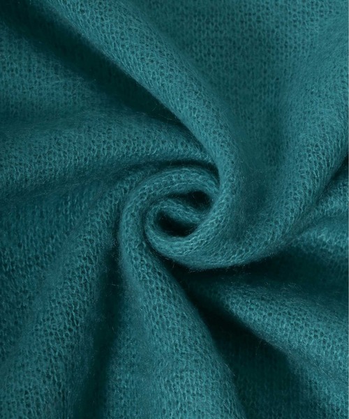 ANPAS（アンパス）の「Mohair Touch Shaggy Knit Cardigan/モヘアタッチ シャギーニットルーズカーディガン（カーディガン/ボレロ・メンズ・アイボリー/ブラック/グレイッシュベージュ/グリーン/グレイッシュブルー/レッド・M/L）」の18枚目の写真