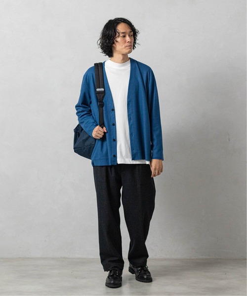 EDIFICE(エディフィス)の「ウール ジャージー カーディガン(カーディガン/ボレロ・メンズ・サックスブルー/ブラック系その他/ブラウン系その他・SMALL/MEDIUM/LARGE)」の4枚目の写真