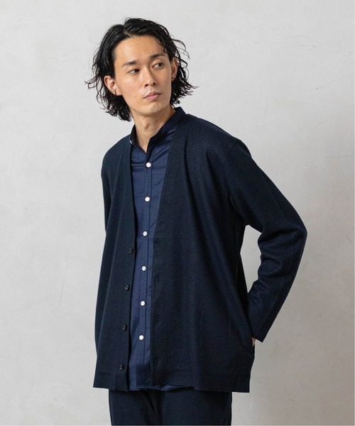 EDIFICE(エディフィス)の「ウール ジャージー カーディガン(カーディガン/ボレロ・メンズ・サックスブルー/ブラック系その他/ブラウン系その他・SMALL/MEDIUM/LARGE)」の13枚目の写真