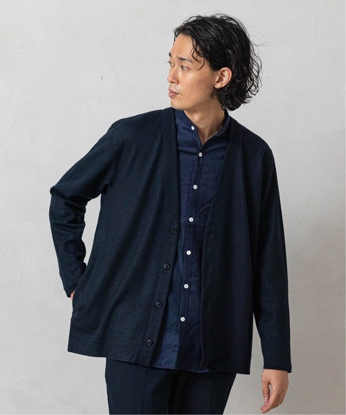 EDIFICE(エディフィス)の「ウール ジャージー カーディガン(カーディガン/ボレロ・メンズ・サックスブルー/ブラック系その他/ブラウン系その他・SMALL/MEDIUM/LARGE)」の14枚目の写真