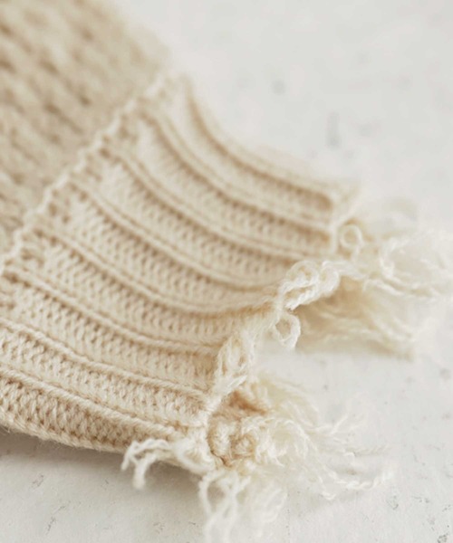 antiqua（アンティカ）の「マルチウェイ透かし編みニットカーデ（ニット/セーター・キッズ・ブラック/ベージュ/パープル・2/4/6）」の18枚目の写真