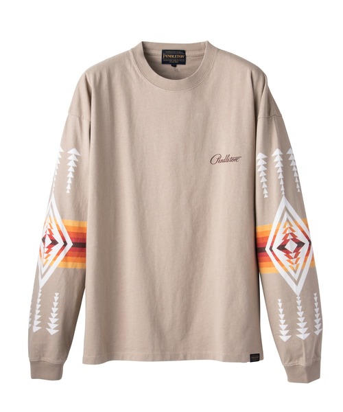 PENDLETON（ペンドルトン）の「スリーブプリントティー（Tシャツ/カットソー・メンズ・ブラック/ライトグリーン/キャメル・S/M/L）」の6枚目の写真