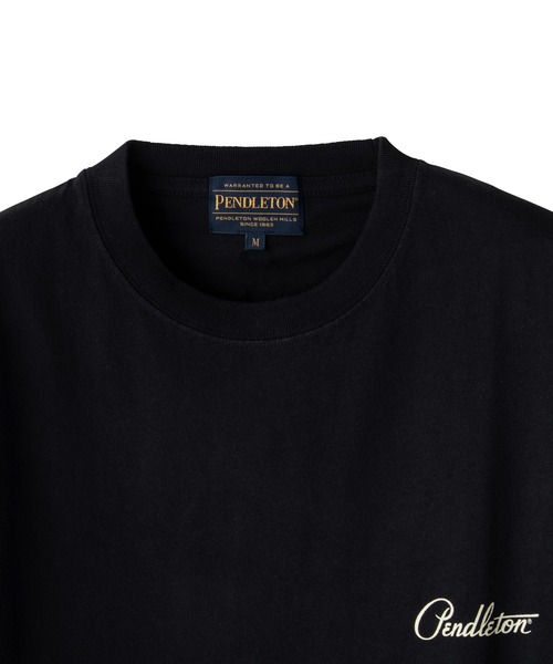 PENDLETON（ペンドルトン）の「スリーブプリントティー（Tシャツ/カットソー・メンズ・ブラック/ライトグリーン/キャメル・S/M/L）」の12枚目の写真