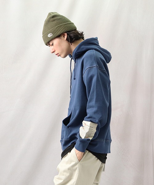 BIG BILL(ビッグビル)の「【mina掲載商品】【 BIG BILL / ビッグビル 】ワイドパーカー X59390D BNU(パーカー・メンズ・アイボリー/ブルー/ブラック/マスタード・M/L/XL)」の11枚目の写真