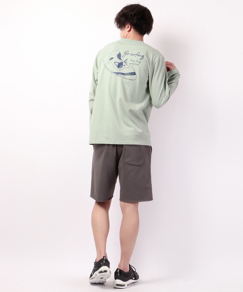 FUNALIVE(ファンアライブ)の「カットオフ無地スウェットショートパンツ(スウェットパンツ・メンズ・チャコールグレー/ブラック/ピンク/ベージュ/ライトグレー/ダークグレー・L/M/S)」の18枚目の写真