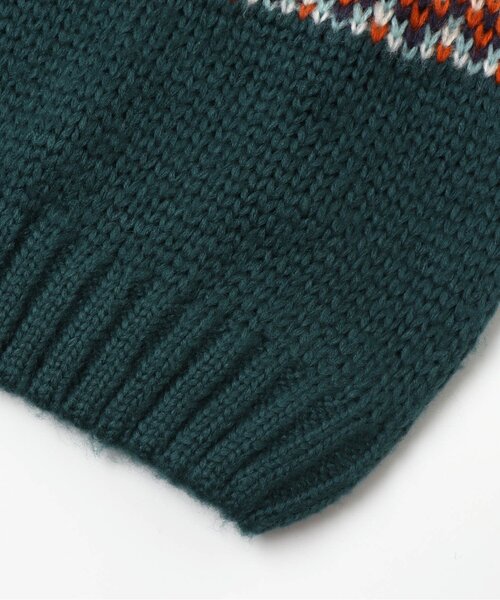 BREEZE（ブリーズ）の「ノルディックニット（ニット/セーター・キッズ・ベージュ/グリーン・100/90/140/120）」の7枚目の写真