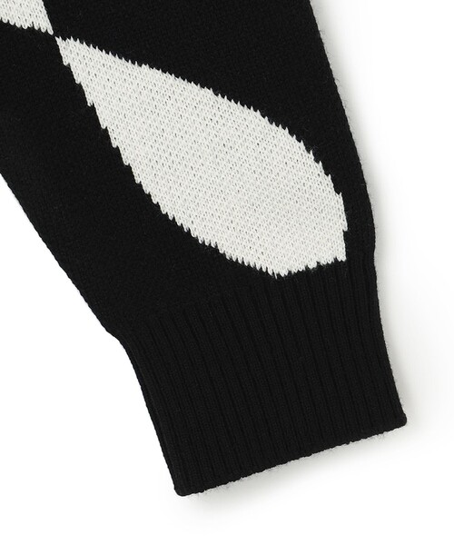 JOSEPH STUDIO（ジョゼフストゥディオ）の「グラフィックニット　CURVED（ニット/セーター・レディース・ブラック系・SMALL/MEDIUM/LARGE）」の14枚目の写真