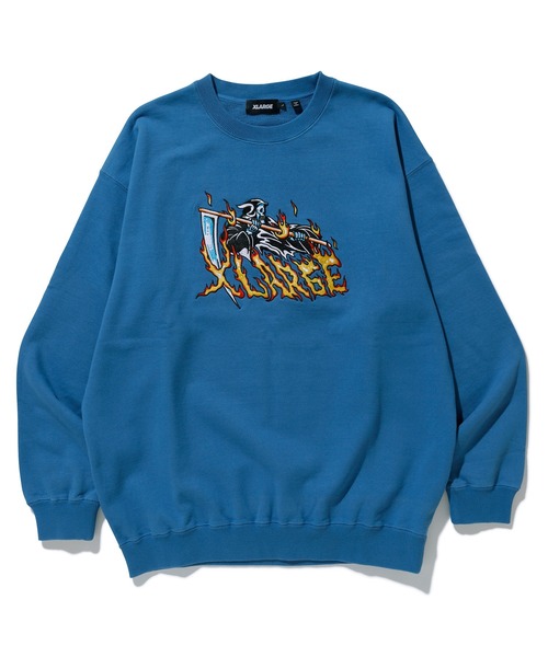 XLARGE（エクストララージ）の「DEATHSCYTHE CREWNECK SWEAT