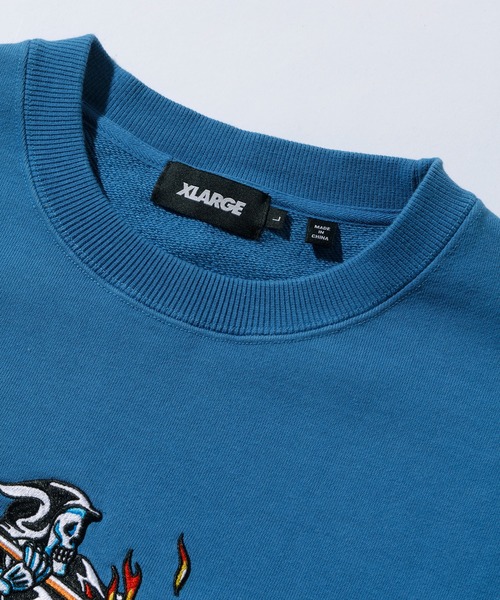XLARGE（エクストララージ）の「DEATHSCYTHE CREWNECK SWEAT