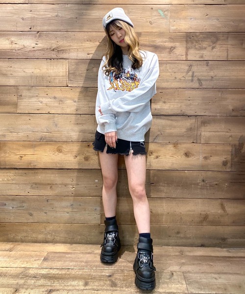 XLARGE（エクストララージ）の「DEATHSCYTHE CREWNECK SWEAT（スウェット・メンズ・ブラック/ブルー/アッシュ・S/M/L/XL）」の22枚目の写真