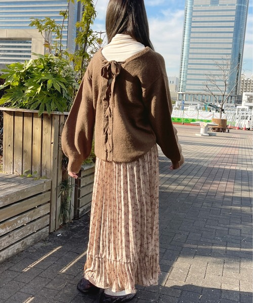 セール】バックレースアップニット【ZOZOTOWN限定アイテム】（ニット