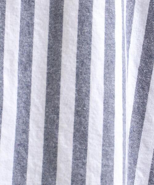 coen(コーエン)の「起毛ストライプバンドカラーシャツ(シャツ/ブラウス・メンズ・ネイビー/ブラウン・SMALL/MEDIUM/LARGE/X-LARGE)」の14枚目の写真