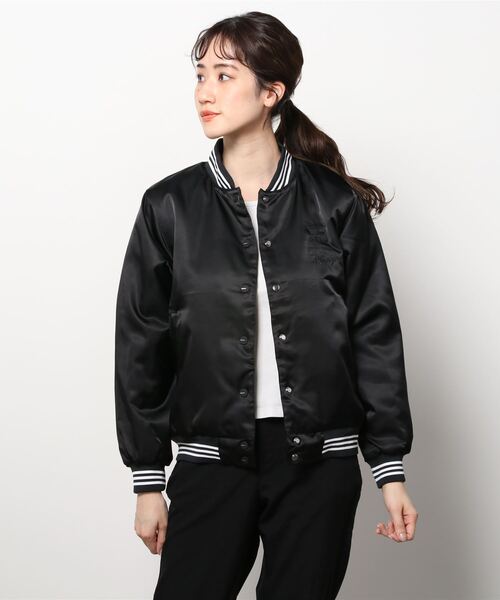 adidas（アディダス）の「adidas BAMBI JACKET / アディダス バンビ ジャケット（スタジャン・レディース・ブラック・S/M/L）」の2枚目の写真