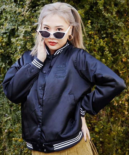 adidas（アディダス）の「adidas BAMBI JACKET / アディダス バンビ ジャケット（スタジャン・レディース・ブラック・S/M/L）」の5枚目の写真