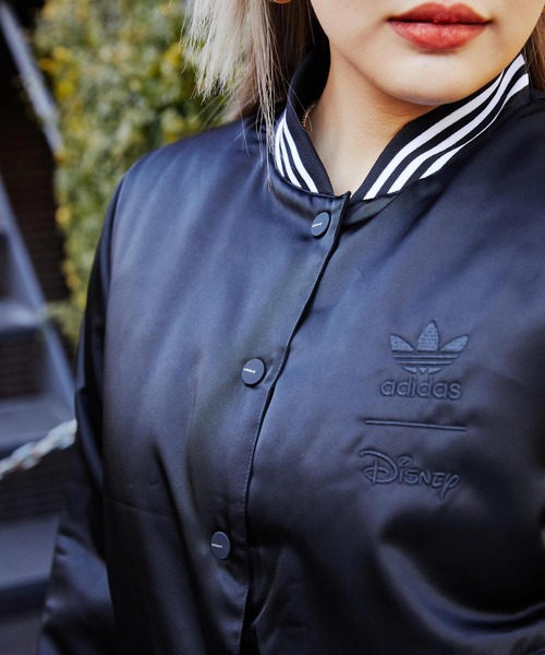 adidas（アディダス）の「adidas BAMBI JACKET / アディダス バンビ ジャケット（スタジャン・レディース・ブラック・S/M/L）」の4枚目の写真