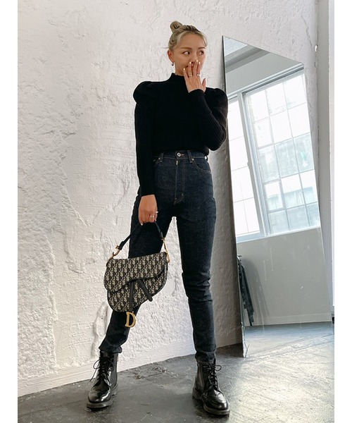 Vicente（ヴィセンテ）の「Vicente Highwaist skinny denim（デニムパンツ・レディース・ブルー/ワンウォッシュ・S/M/XS）」の17枚目の写真