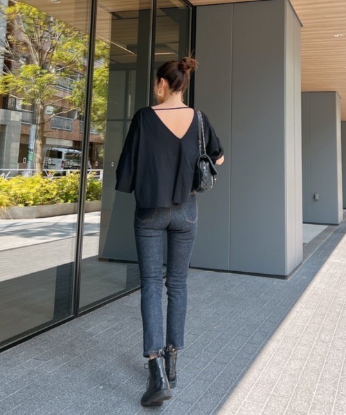 Vicente（ヴィセンテ）の「Vicente Highwaist skinny denim（デニムパンツ・レディース・ブルー/ワンウォッシュ・S/M/XS）」の4枚目の写真