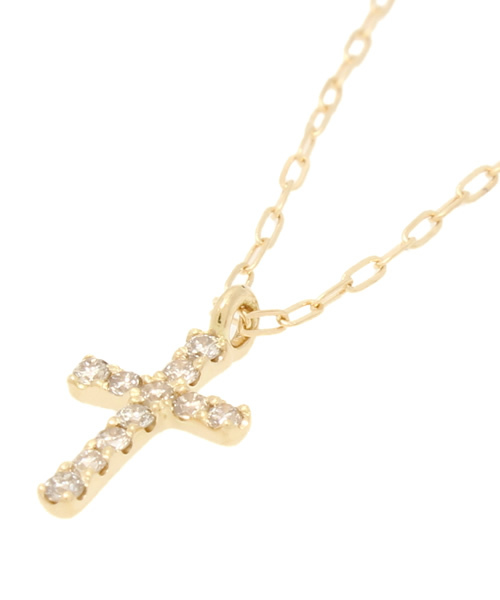 agete（アガット）の「K18ネックレス（10151116016）（ネックレス