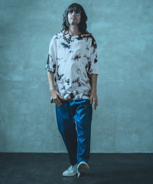 ACANTHUS(アカンサス)の「mt7633- ACANTHUS×ANGENEHM Tie Dye Big Tee (MADE IN JAPAN) Tシャツ(Tシャツ/カットソー・メンズ・マルチ/ブラック系その他・S/M/L)」の11枚目の写真